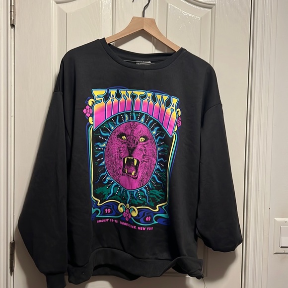 Santana oversized graphic sweatshirt - Picture 1 of 2